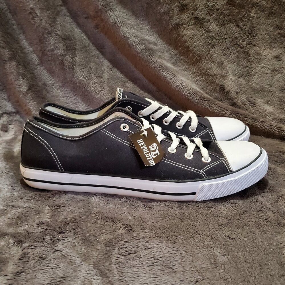 OT REVOLUTION Men's Black Chuck Sneakers Shoes Size 11